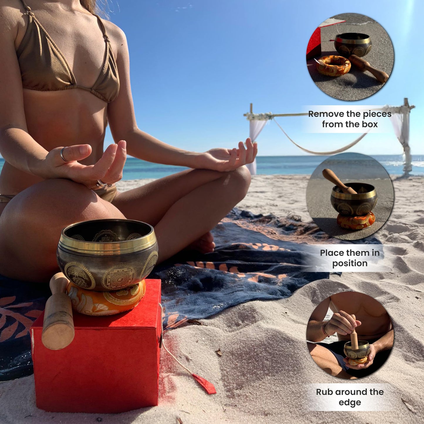 Tibetan Singing Bowl; Cuenco Tibetano; Cuencos Tibetanos Originales; Tibetan Bowl; Meditation Bowls for Relaxation; Meditation Sound Bowls for Yoga; Chakra Gifts